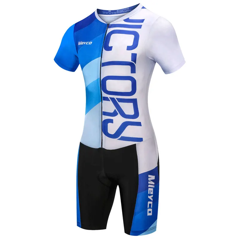 Лаванда roupa ciclismo Майо короткий рукав мультфильм животных Велоспорт Джерси Набор для женщин Триатлон conjunto hombre велосипед одежда - Цвет: Лаванда