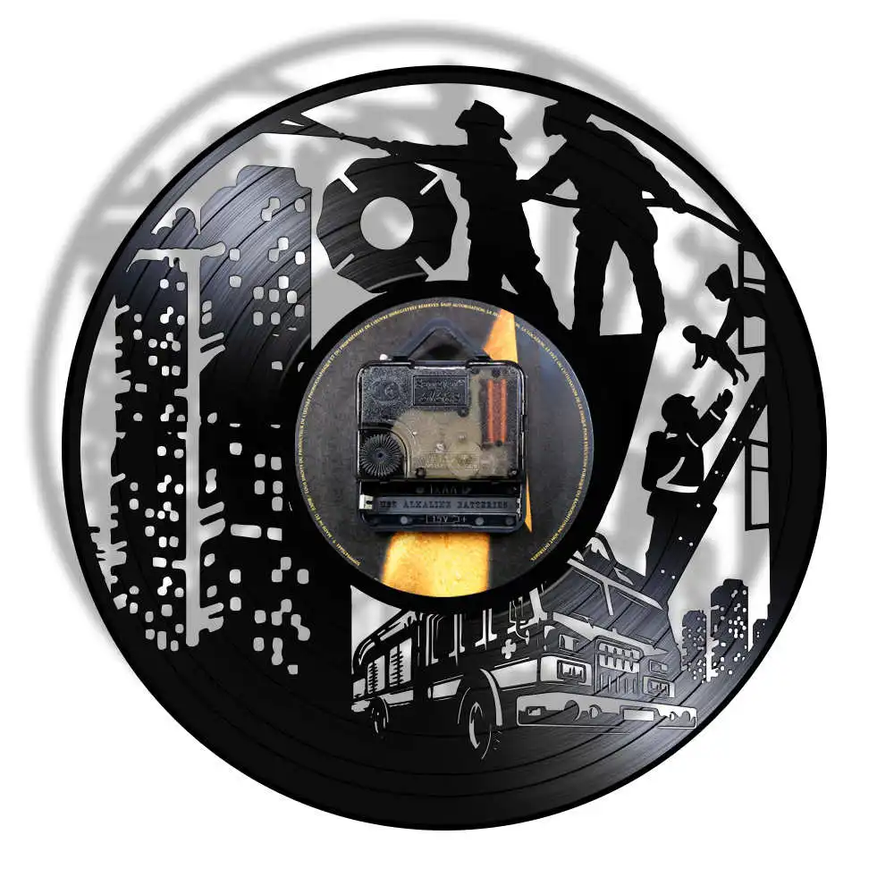 Пожарная станция Пожарный|Настенные часы| |