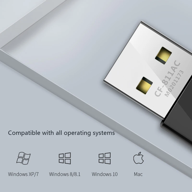 2 4 Мб/с USB беспроводной 5 8G и 8/10G Wifi адаптер высокоскоростная сетевая карта два