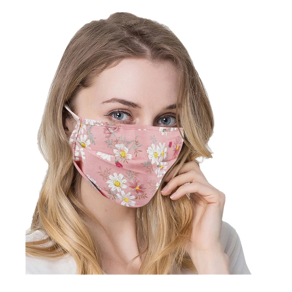 

Adult Mask Fashion Lattice Mask Female Outdoor Cycling Windproof Protective Mask Printed Mask Reuseable Breathable Mascarilla