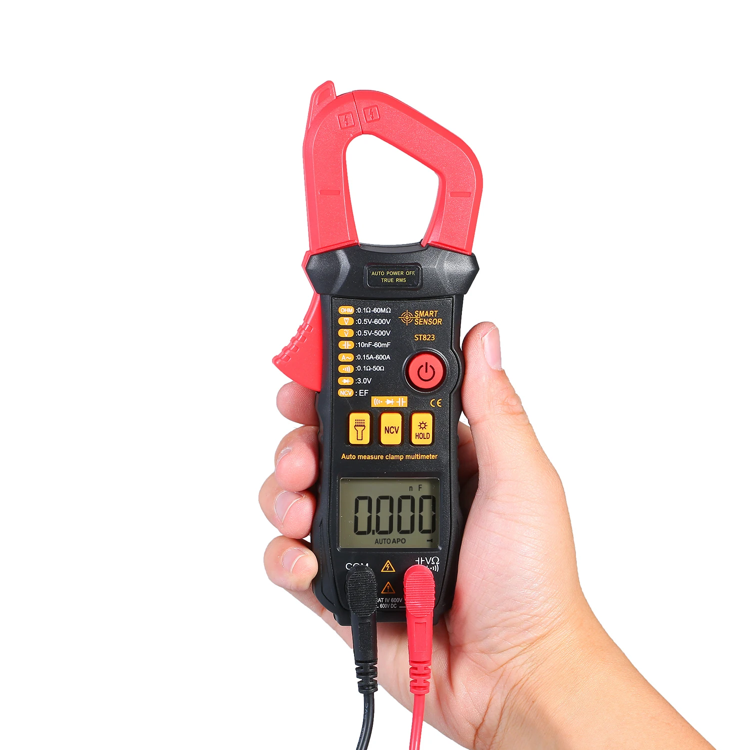 SMART SENSOR Automatic Range Digital Clamp Meter High Precision Multimeter AC Ammeter Gauge ST823 Tool | Инструменты