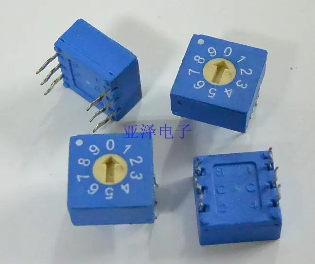 Тайваньские поворотные переключатели кодировщика 0-9 DIP переключатель 10 n код 8421C