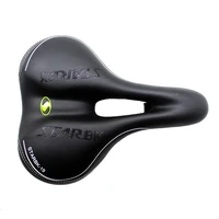road mtb fixed gear bike bicycle cycling seat saddle synthetic leather steel rail hollow saddle breathable soft cushion