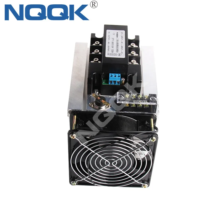 

SSR-100DC three phase100A 23V DC 380V AC solid state relay with fan heat sink