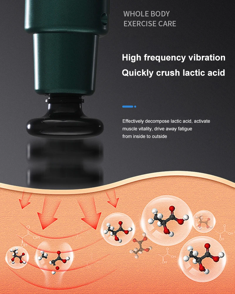 

New Massage Gun Muscle Meridian Massage Instrument Electric Fascia Gun Health Care Muscle Massage Lose Weight Creative TSLM