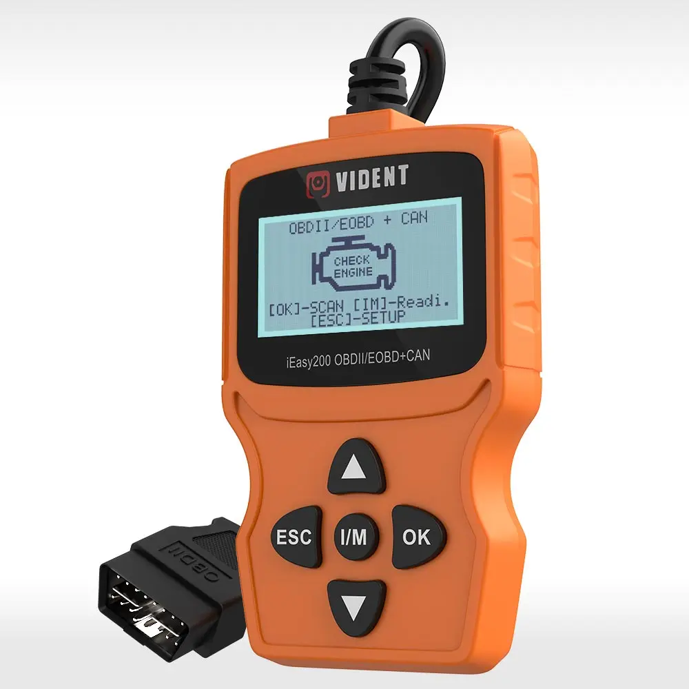 VIDENT easy200 OBDII/EOBD+ CAN код ридер для проверки транспортного средства двигатель светильник инструмент для диагностического сканирования автомобиля