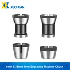 Фрезерный Цанга для резака патрон 6 мм 6,35 мм 8 мм патрон гравировального Станка для деревянного фрезерного станка