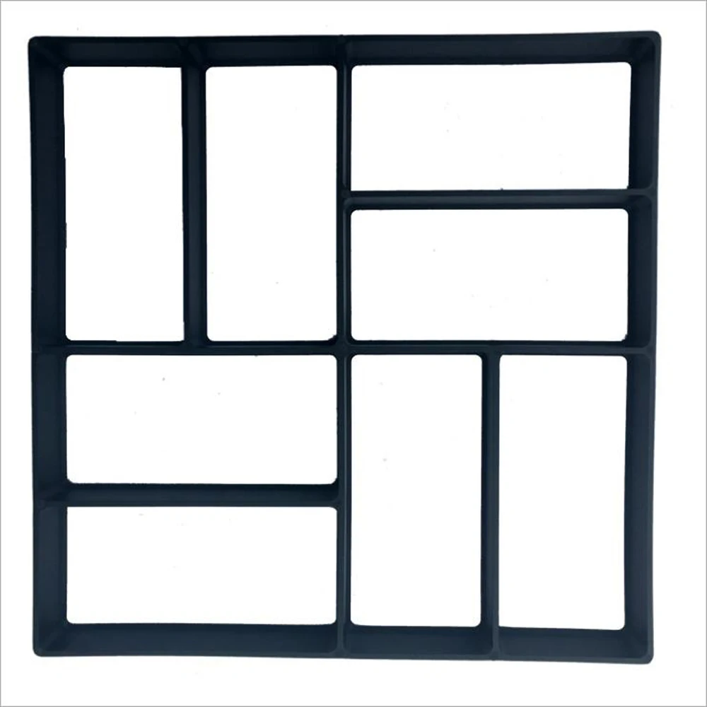 DIY брусчатка для дома сада пола дороги бетона Шаговая дорожка каменная форма