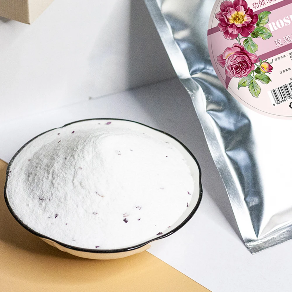 Маска с натуральным экстрактом зеленого чая розовая маска порошком для сужения