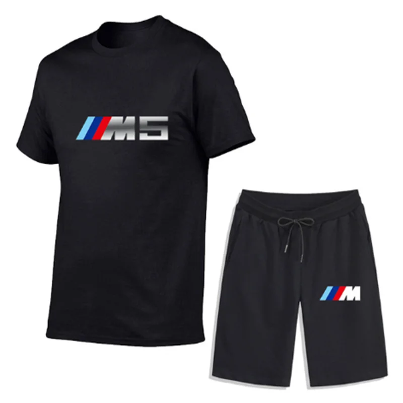 Мужская повседневная спортивная одежда брендовая хлопковая Футболка с принтом и