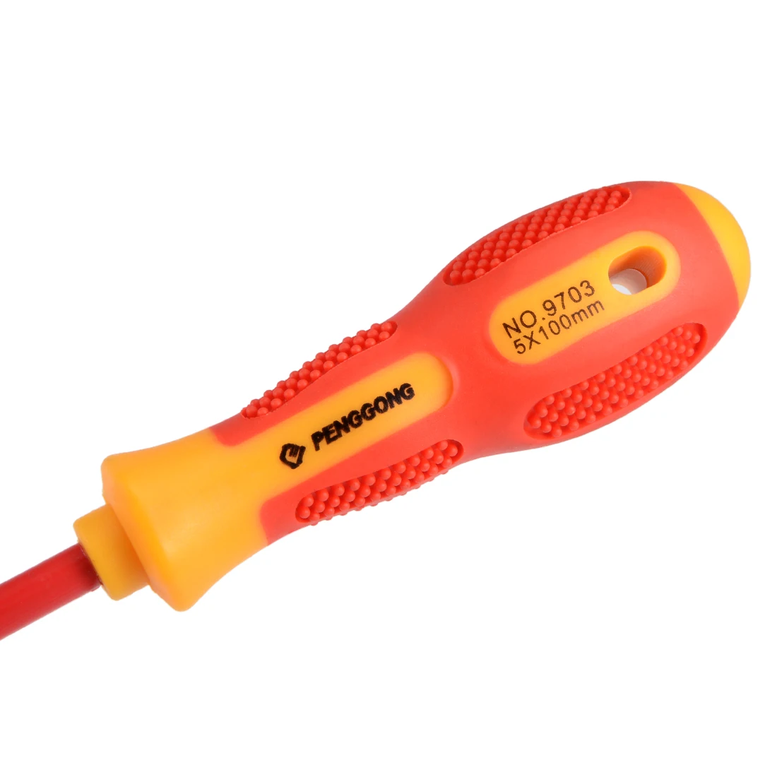 

uxcell 1000v Slotted Insulated Magnetic Tip Electrical Screwdriver 5mm x 100mm