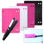 1 шт., силиконовый термостойкий Коврик для выпрямителя волос, щипцы для завивки волос, адаптер для укладки волос в салоне, инструмент для выпрямления волос