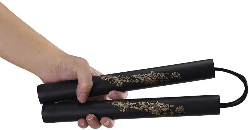 Nunchucks губка для занятий боевыми искусствами обучающая веревка из пластика Nunchakus