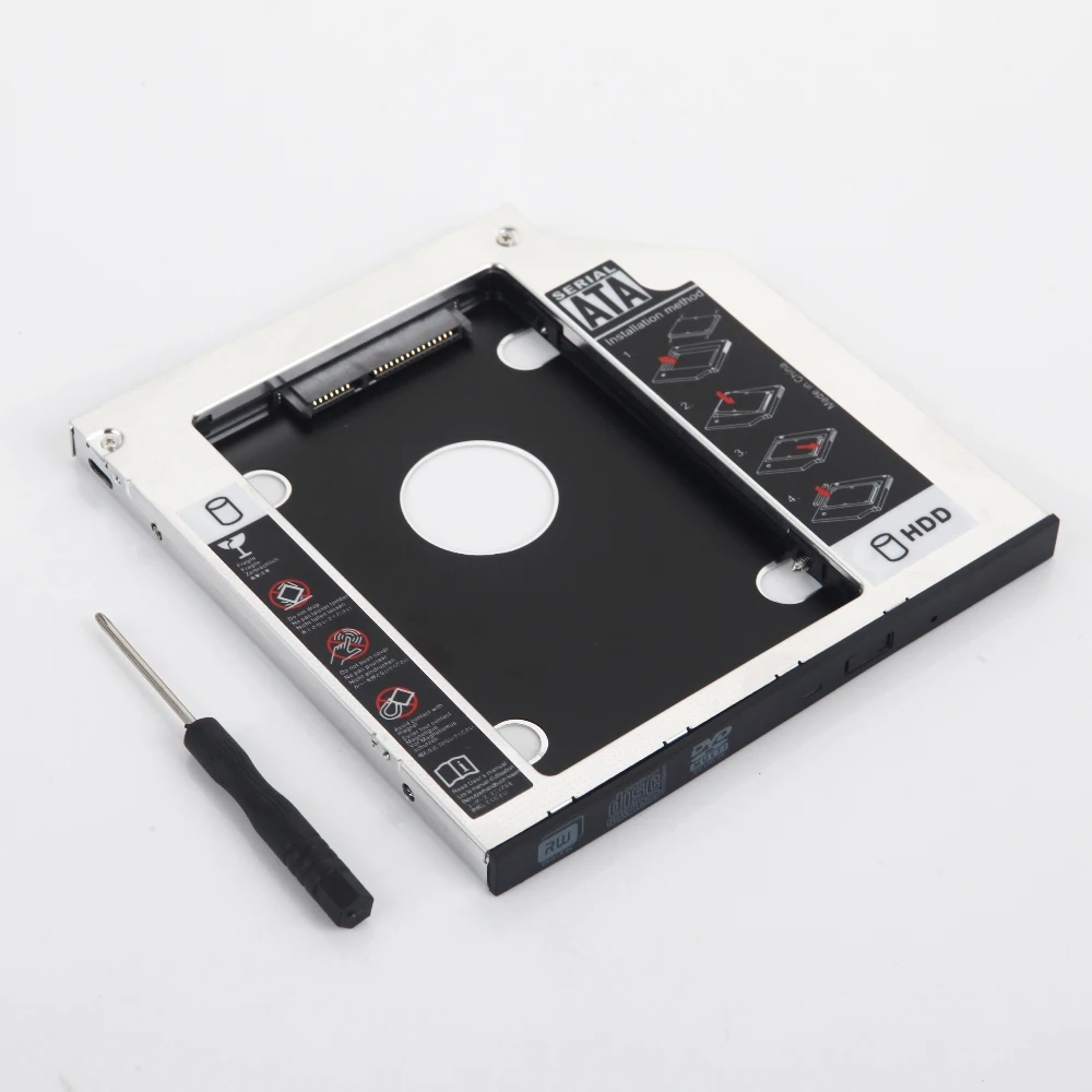 9 5 мм 2nd HDD SSD жесткий диск Оптический отсек Caddy Рамка адаптер для Asus X542U X550D X550E X552L