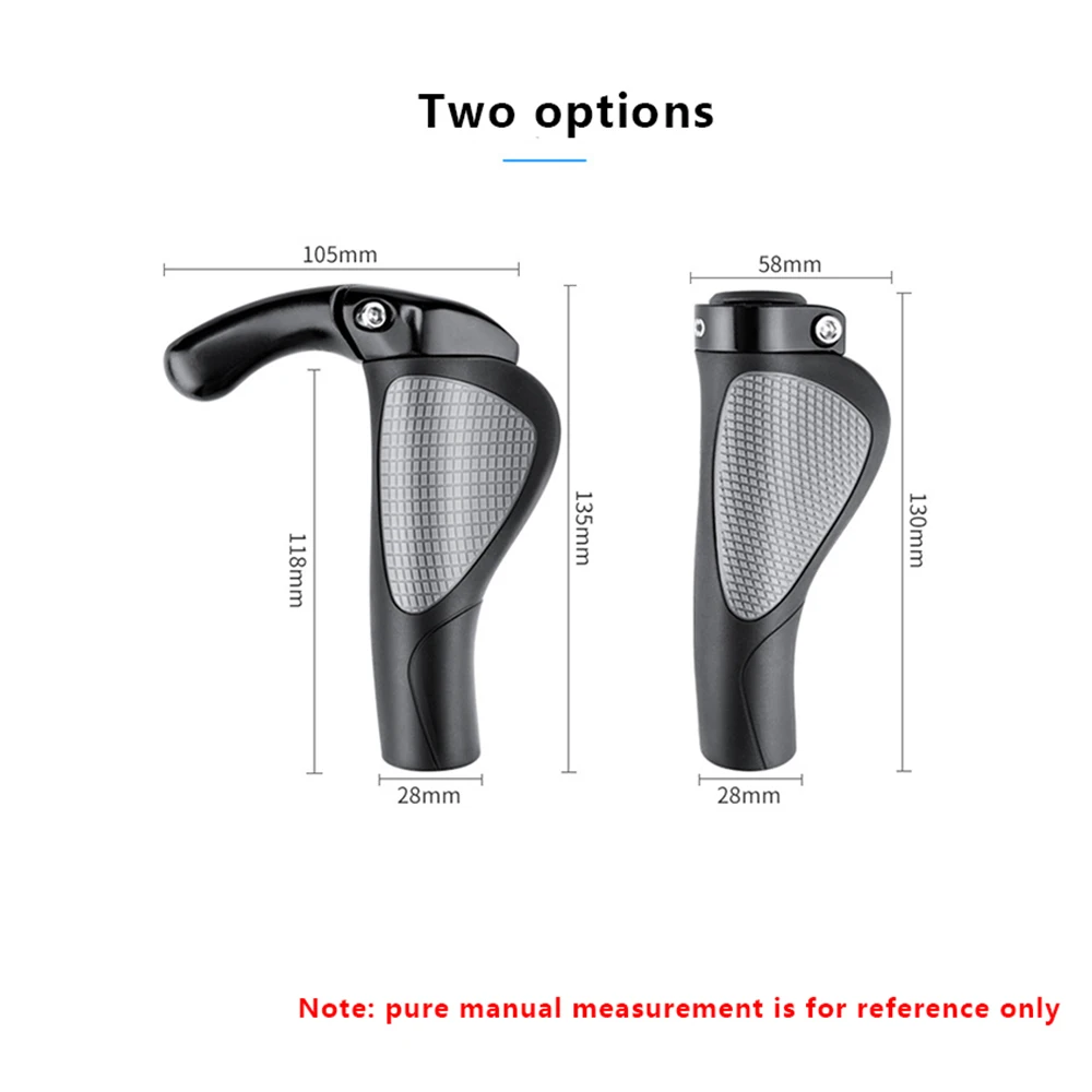 

CXWXC Non-slip MTB Bicycle Grips Ergonomics Bike Handlebar Covers Extended Bar End Mountain Bike Grips Handles for Bicycle