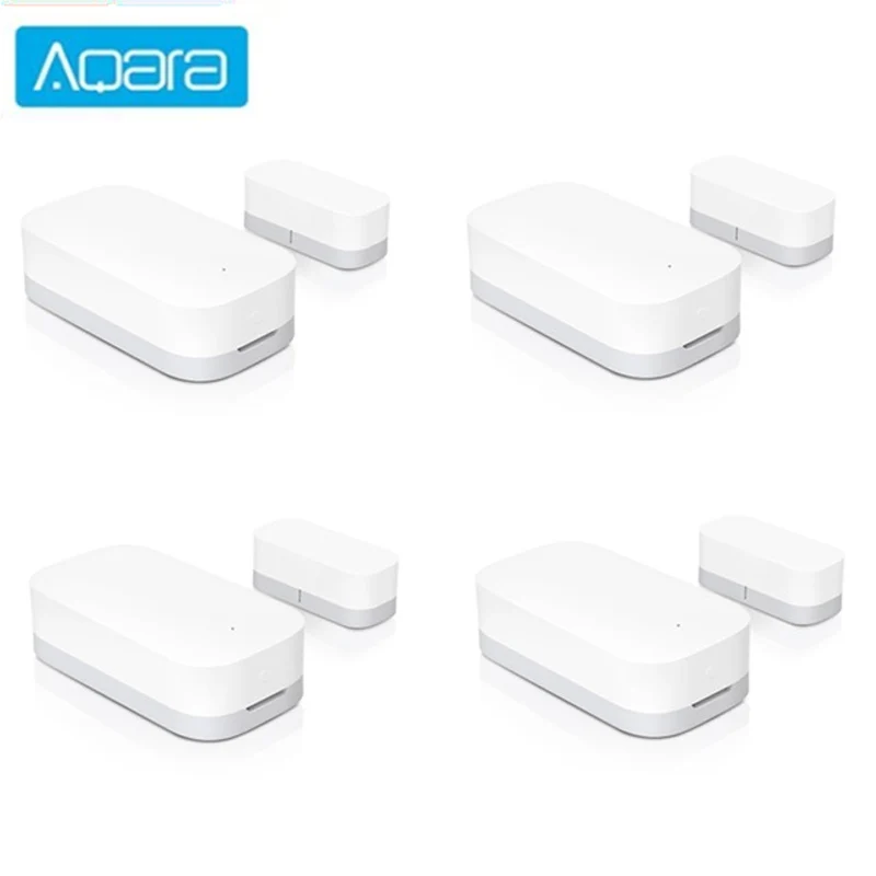Датчик открытия окон и дверей Aqara Zigbee Беспроводной сенсор работает с приложением
