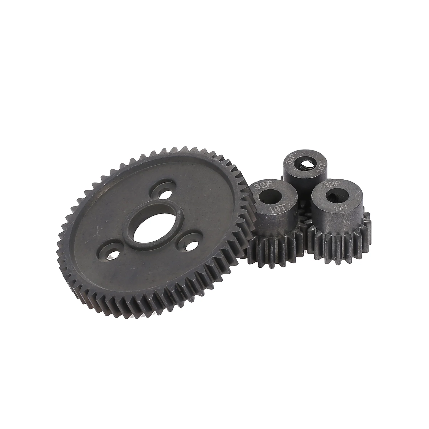 Сверхмощная пряжа из закаленной стали 54T Gear с 15T/17T/19T Pinions для Traxxas Slash 4x4 Stampede 1/10 Peak