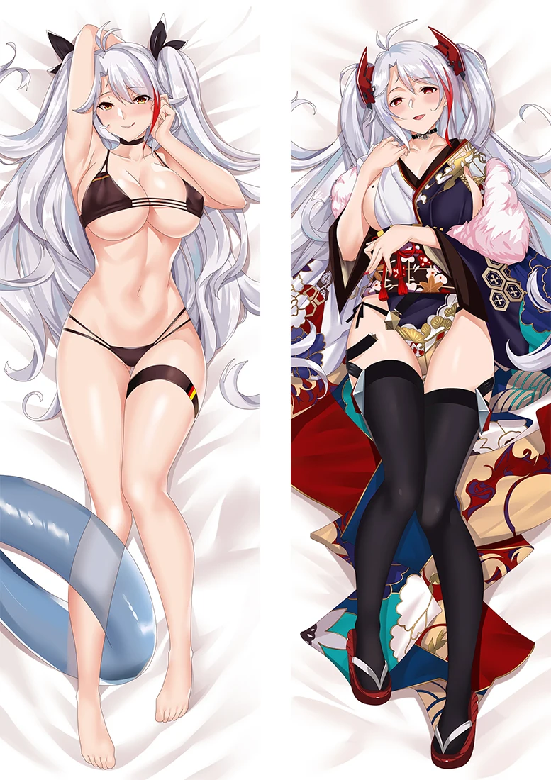 Suef Аниме Манга клазура Лейн Prinz Eugen Dakimakura двухсторонняя подушка чехол для подушки