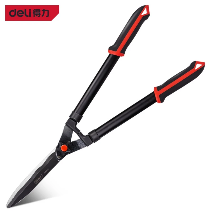 

Deli Aluminum Hedge Shears Garden Pruning Tools Three-speed telescopic Teflon non-stick treatment Smooth cutting Non-slip handle