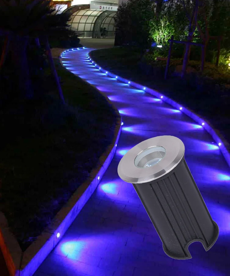 Светодиодный подземный светильник COB 7 Вт постоянный ток 12 В 24 RGB Напольная Лампа
