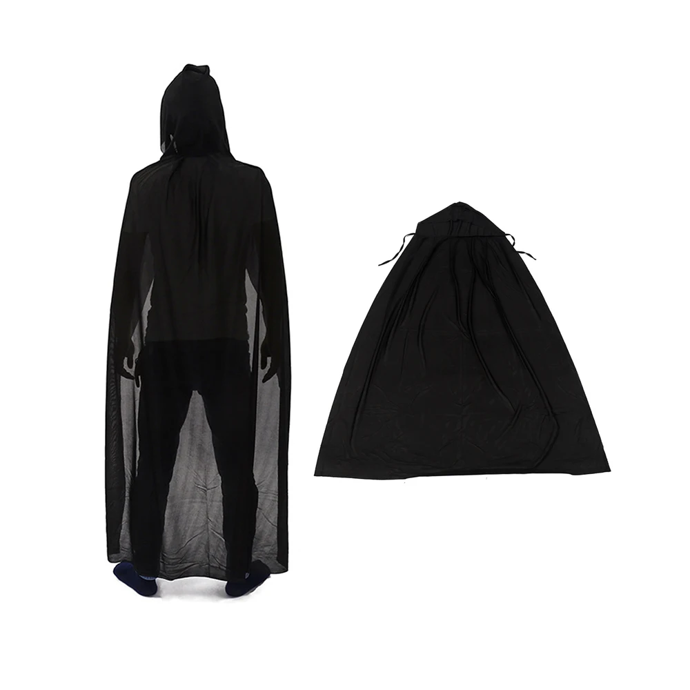 2019 Косплей Хэллоуин Шар Дьявол черный накидка костюмы с капюшоном страшная