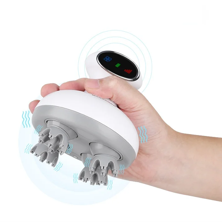 

Умный электрический силиконовый массажер для домашних питомцев, массажер для головы у кошек и собак, водонепроницаемая Массажная щетка для...