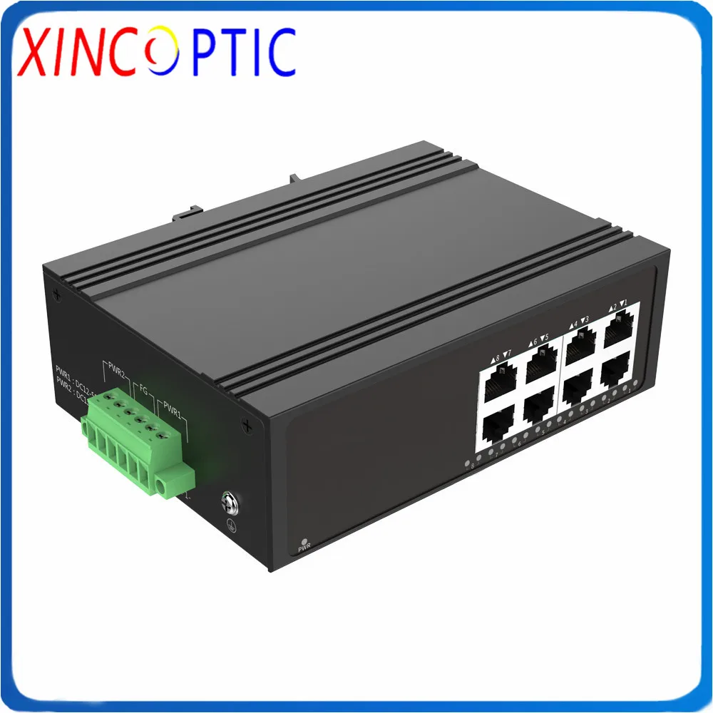 Коммутатор Ethernet POE 1000 м 8 портов IP40 | Мобильные телефоны и аксессуары