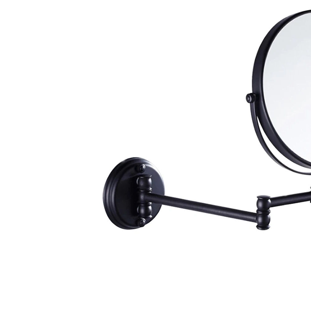 Черный латунный настенный готовой ванной Аксессуары для зеркал расстояние