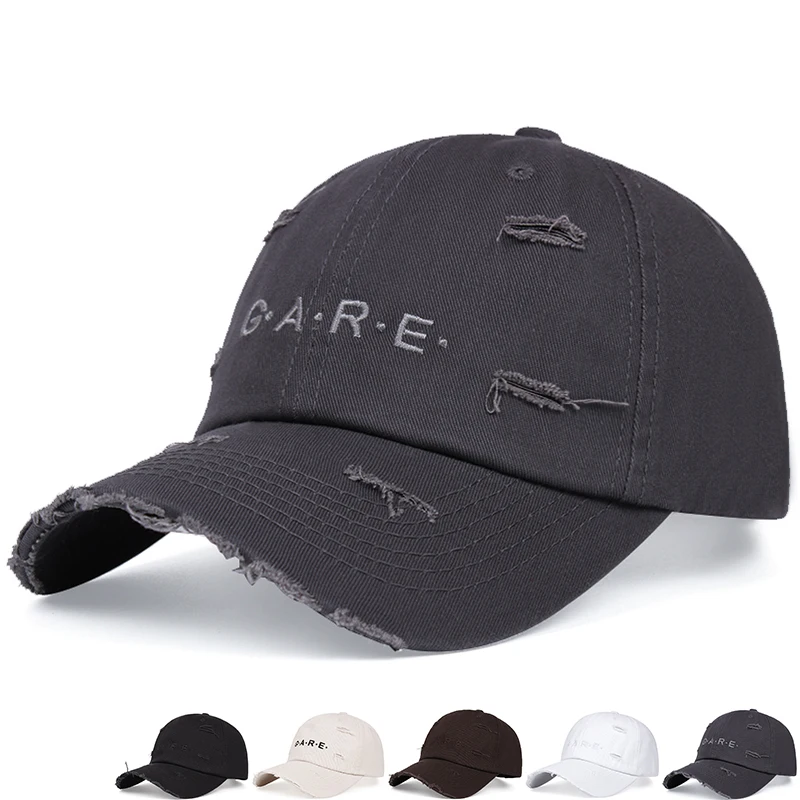 

Бейсбольная шапка Gare Holed, мужская бейсбольная шапка, Повседневная Универсальная женская шапка, уличная тактическая шапка, хлопковая Солнце...