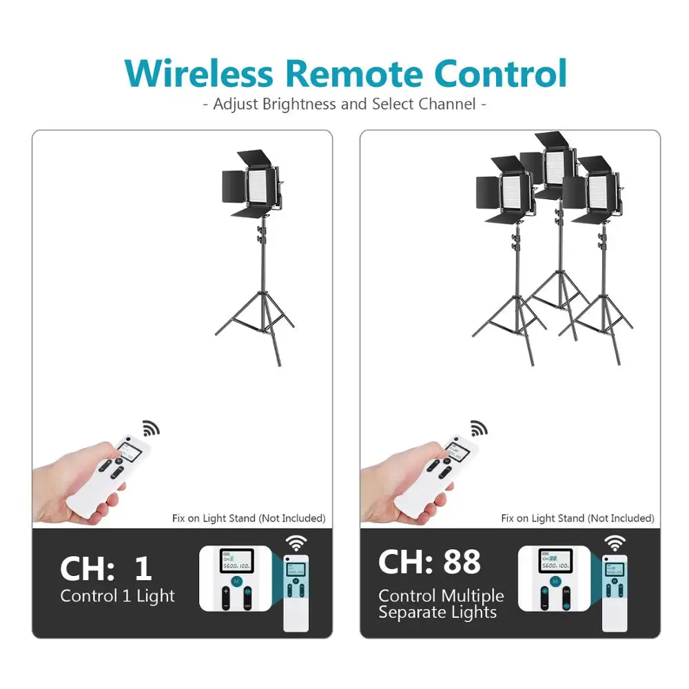 Neewer передовые 2 4G 660 светодиодный видео светильник фотографии ing комплект Dimmable Bi