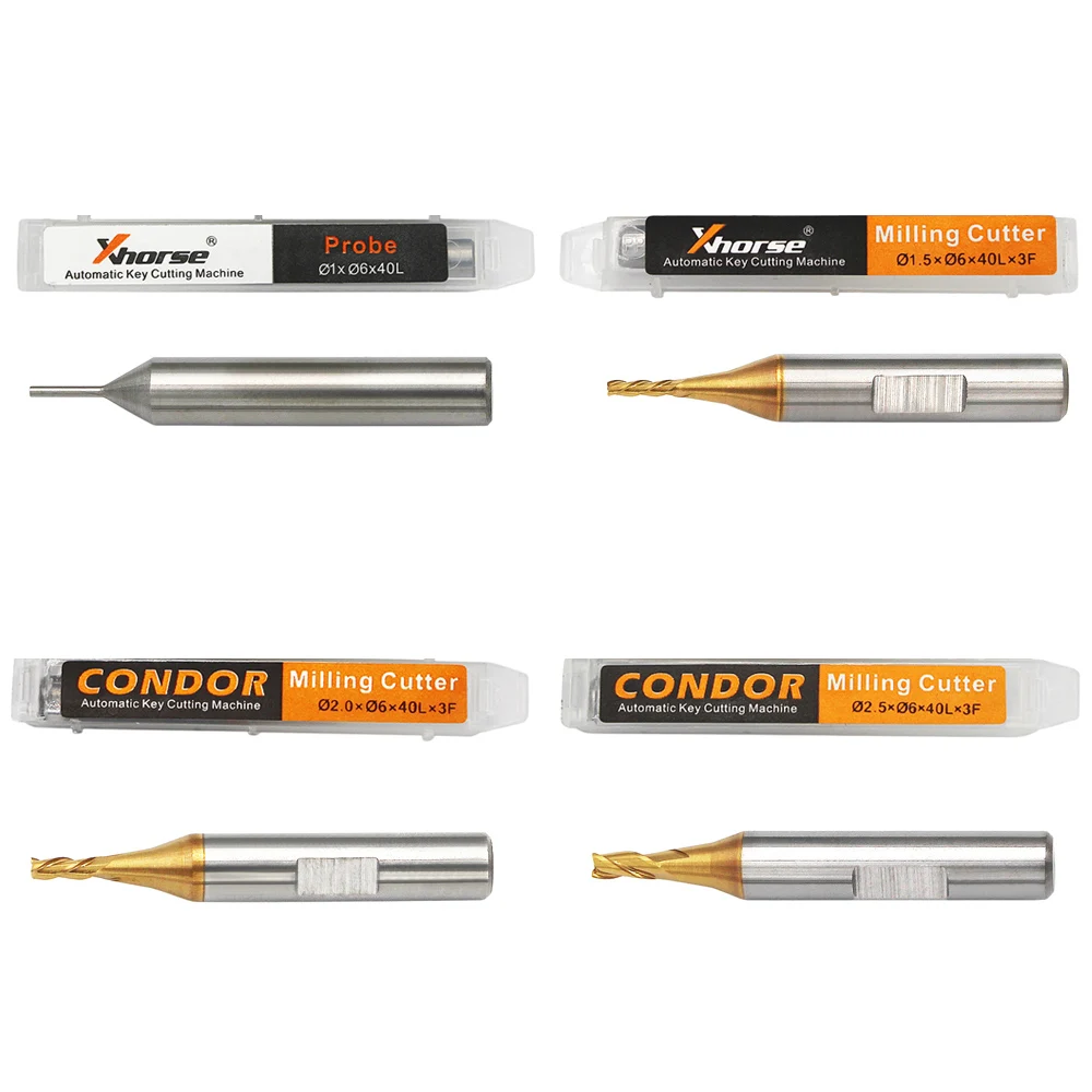 Зонд для фрезы 1 0 мм 5 2 станка автоматической резки ключей Xhorse CONDOR MINI Plus Dolphin XP-005