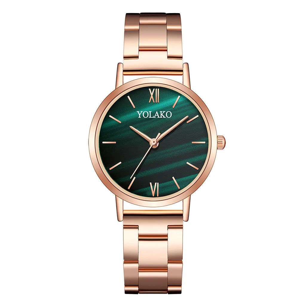 

Ladies Fashion Simple Steel Band Quartz Watch Ladies Quartz Watch Stainless Steel Round Dial Quartz Watch Gift 50*