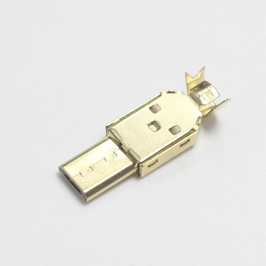 4x микро USB 5PIN сварочный Тип золотой разъем зарядное устройство для Samsung Galaxy S7 S8 S9