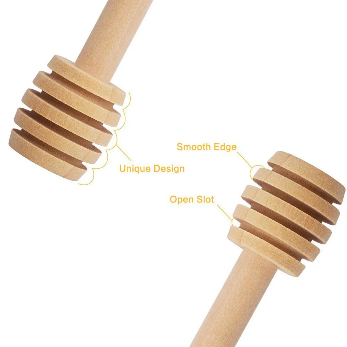 8 см мини деревянная медовая мешалка Маленькая ложка для смешивания капельная