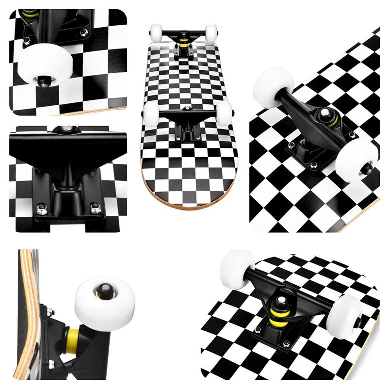 Скейтборд со вспышкой длиной 78 см четырехколесный скейтборд для взрослых и