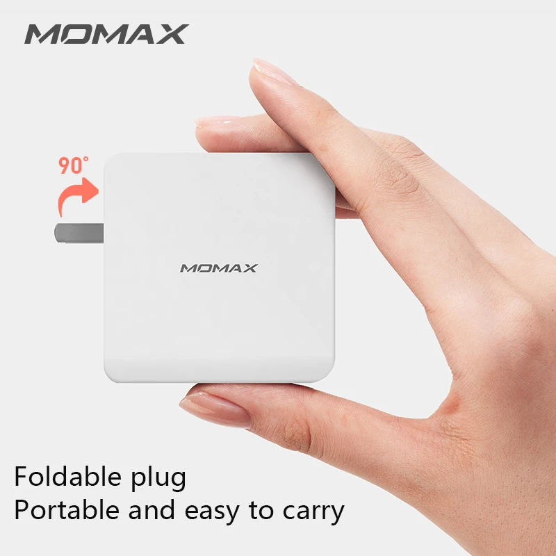 MOMAX Новое PD четырехпортовое быстрое зарядное устройство двойной PD+ двойной QC3.0 в одном до четырех 66 Вт четырехпортовое быстрое зарядное устройство Совместимость с несколькими портами
