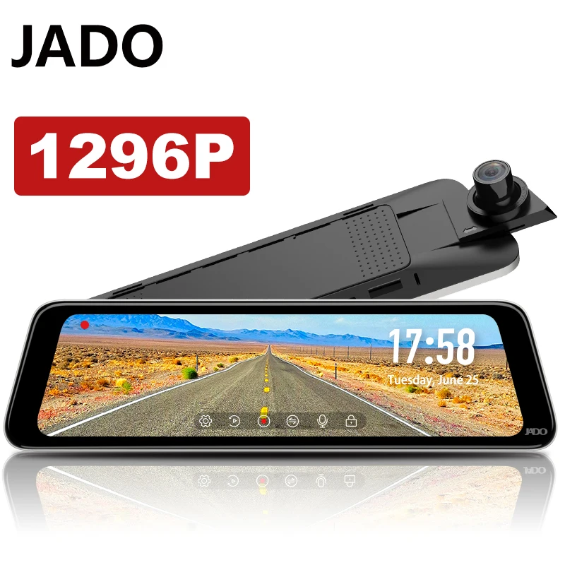 Видеорегистратор JADO G830 10 дюймов 1296P 24 часа в сутки|Видеорегистраторы| |