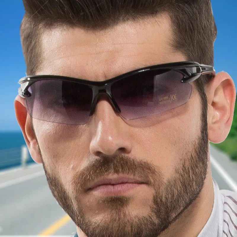 Солнцезащитные очки в стиле ретро без оправы с защитой от ультрафиолета|Очки для