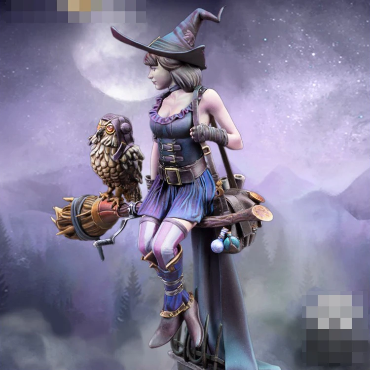 75 мм 1/24 фигурки из смолы наборы моделей старых солдат-женщин | Игрушки и хобби