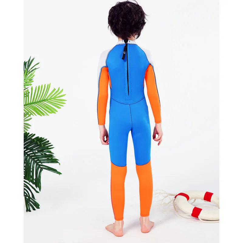Детский неопреновый гидрокостюм премиум-класса с длинным рукавом 2 5 мм