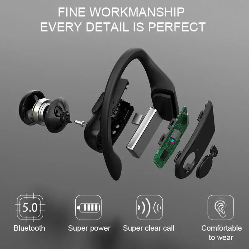 B10 True Bluetooth 5 0 наушники вкладыши TWS с Беспроводной Headphons спортивные Handsfree 3D стерео