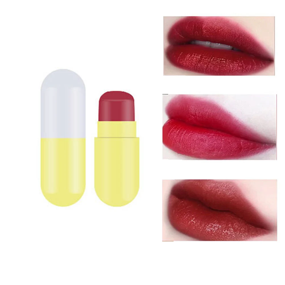 5 цветов мини капсула блеск для губ макияж помада водостойкая долговечная ТИНТ