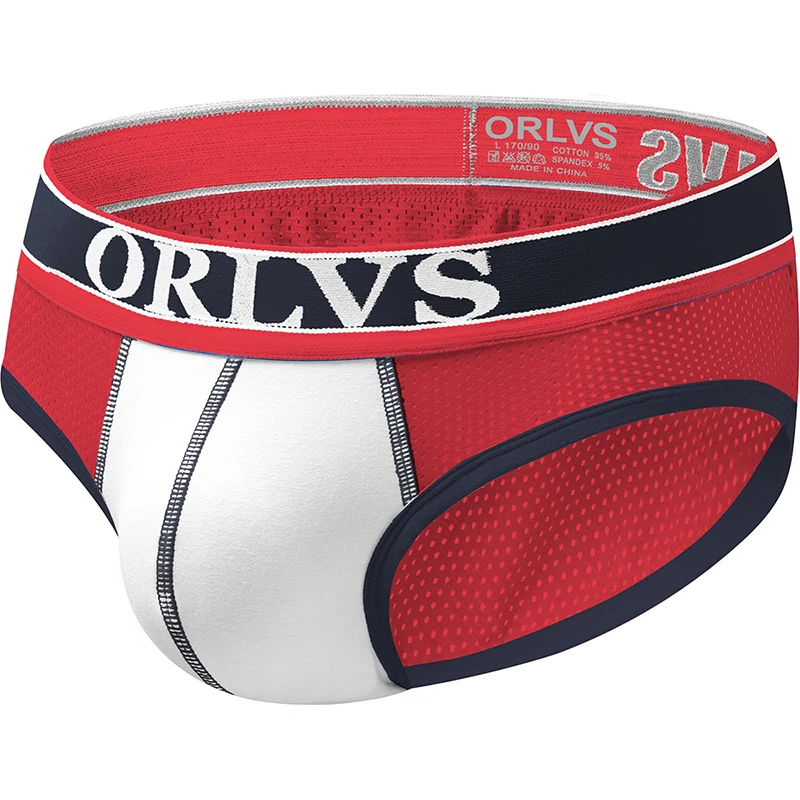 Трусы-бикини мужские сетчатые х/б |