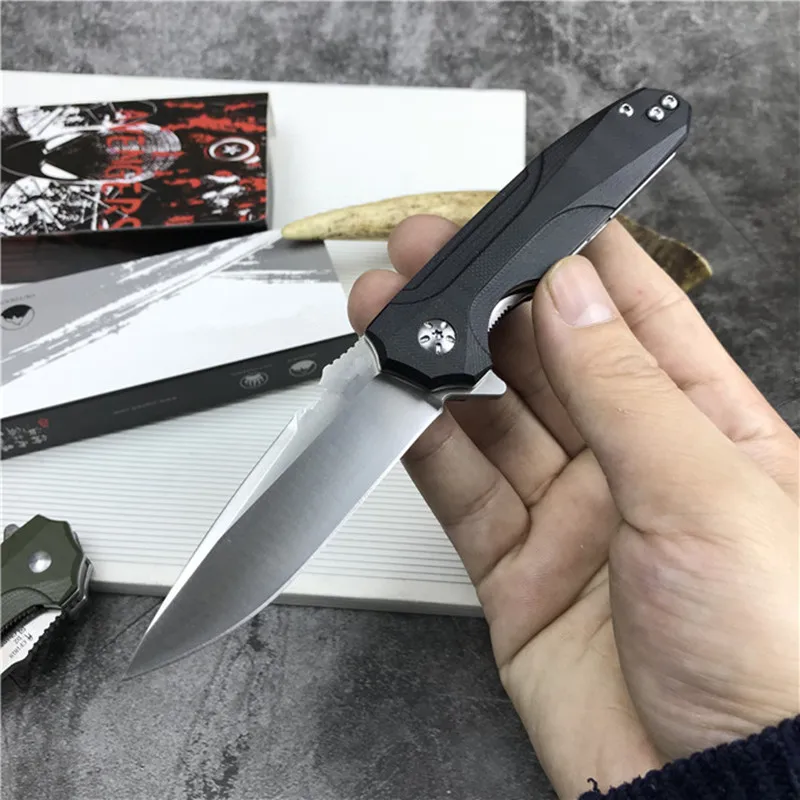 HS инструменты Флиппер складной нож D2 лезвие G10+ стальная ручка Кемпинг Охота Открытый выживания карманный Открытый Нож Инструменты