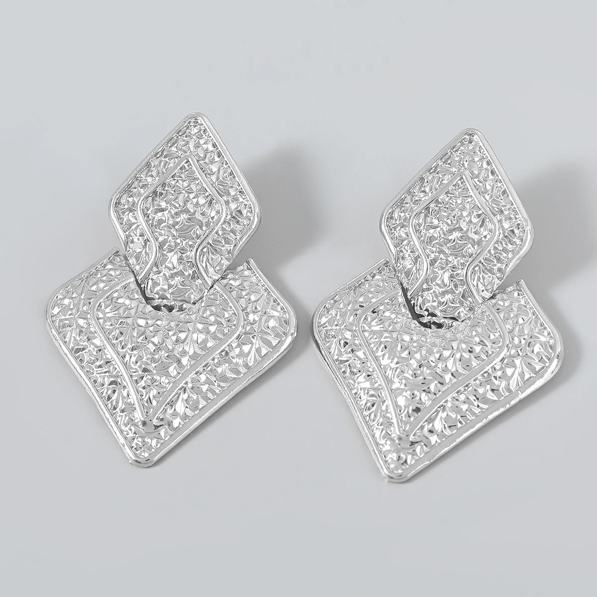 

Серьги-подвески женские из металла, многослойные, геометрические