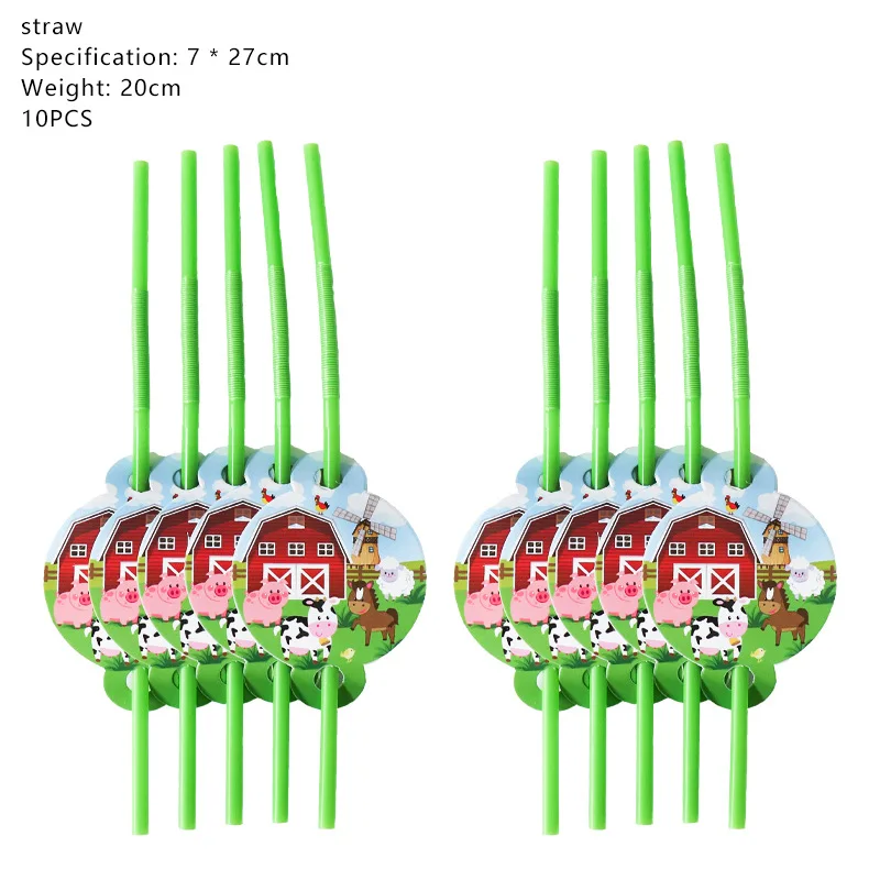 Гранит с зеленой фермой животные фотосессия соломенный детский шар для душа | Дом