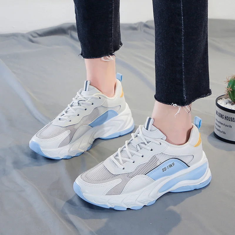 

Women's Shoes 2021 Summer New Sports Shoes Casual Mesh Surface Breathable Running Shoes Net Shoes Summer Fashion Sports Shoes Fo