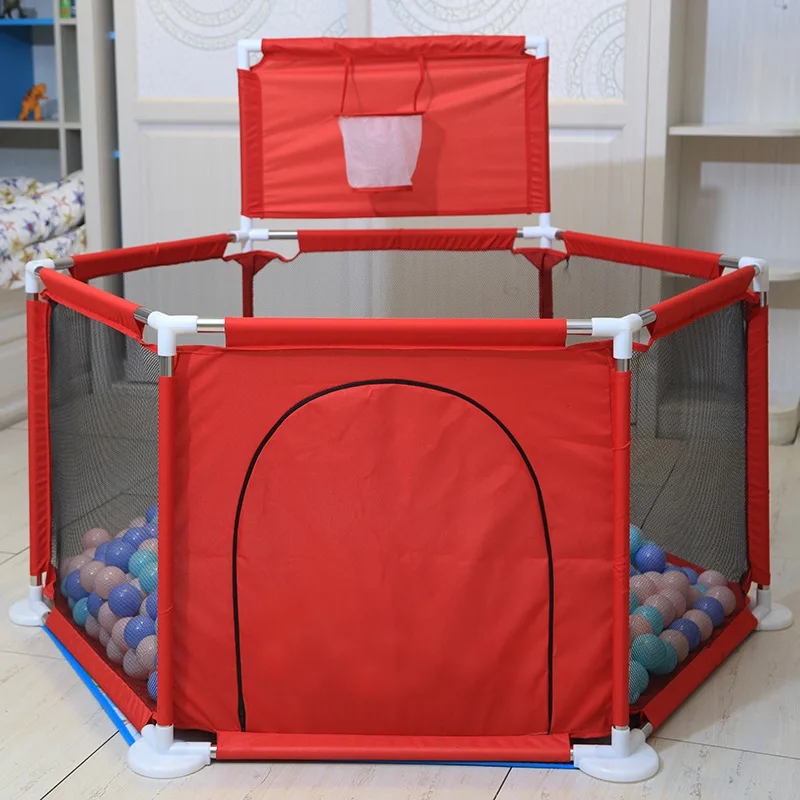 Baby Playpen Fencing for Children Portable Safety Fence Barriers for Ball Pool for Child Indoor Basketball Hoop