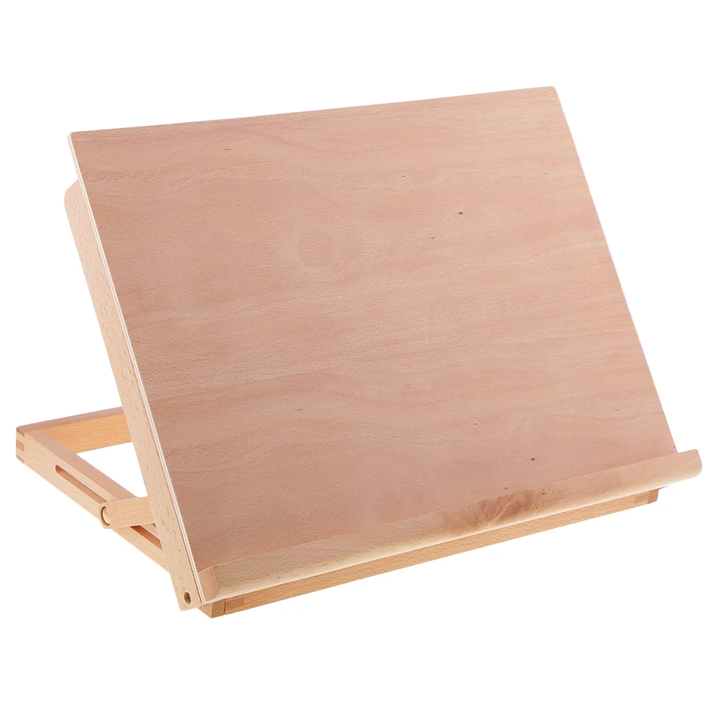 

Natural Beechwood Artist Drawing Board Large 12.9 x 12.6 inches Adjustable Wood