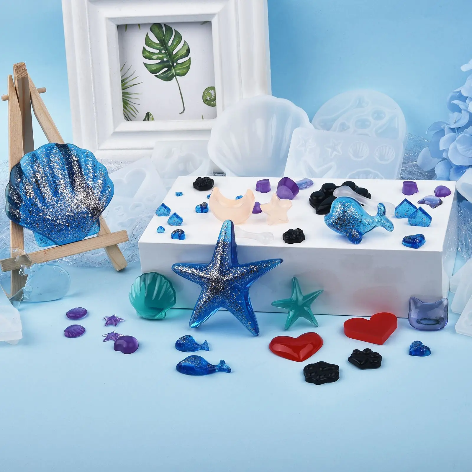 Сделай Сам искусственная Морская ракушка морская звезда силиконовая